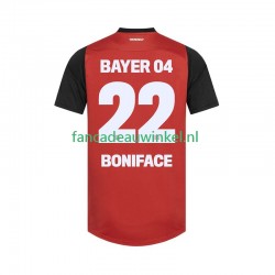 Bayer 04 Leverkusen Wedstrijdshirt met Korting Victor Boniface 22 Thuis Heren 2024-25 Korte Mouw
