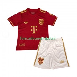 FC Bayern München Wedstrijdshirt met Korting 125th Anniversary Thuis Rood Kind 2024-25 Korte Mouw