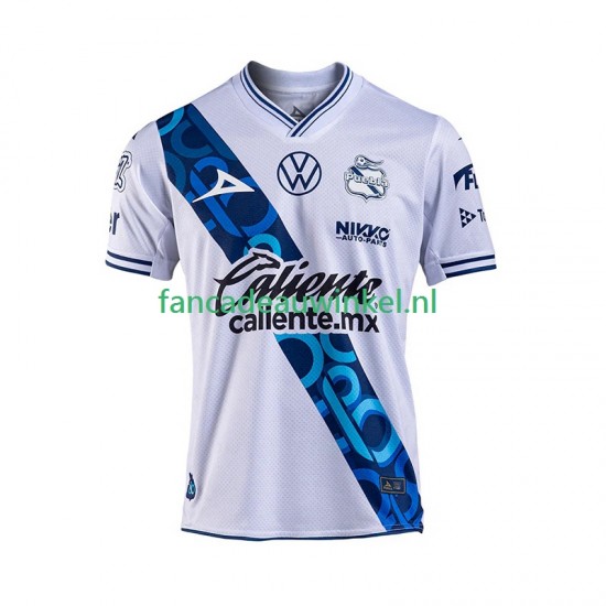 Wedstrijdshirt met Korting Club Puebla Thuis Heren 2024-25 Korte Mouw