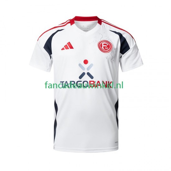 Wedstrijdshirt met Korting Fortuna Dusseldorf Uit Heren 2024-25 Korte Mouw