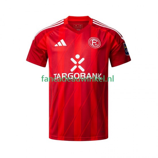 Wedstrijdshirt met Korting Fortuna Dusseldorf Thuis Heren 2024-25 Korte Mouw