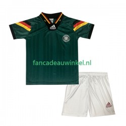 Duitsland Wedstrijdshirt met Korting 1992 Retro Uit Kind Korte Mouw