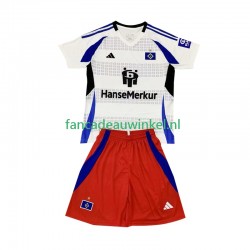 Hamburger SV Wedstrijdshirt met Korting Thuis Kind 2024-25 Korte Mouw