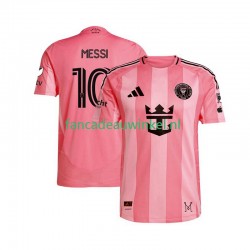 Inter Miami Wedstrijdshirt met Korting Lionel Messi 10 Thuis Heren 2025 Korte Mouw