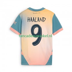 Manchester City Wedstrijdshirt met Korting Haaland 9 Vierde Heren 2024-25 Korte Mouw