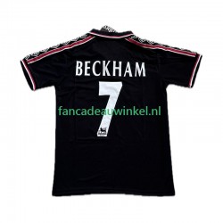 Manchester United Wedstrijdshirt met Korting Beckham 7 Retro 3rd Heren 1998 1999 Korte Mouw