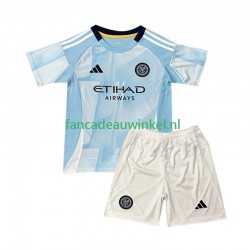 New York City Wedstrijdshirt met Korting FC Thuis Kind 2025 Korte Mouw