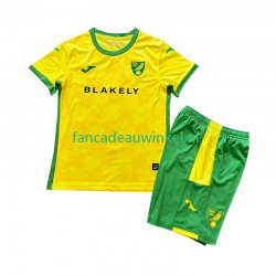Norwich City Wedstrijdshirt met Korting Thuis Kind 2024-25 Korte Mouw