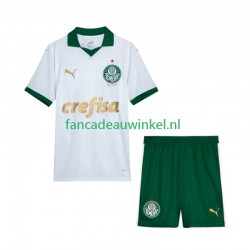 Palmeiras Wedstrijdshirt met Korting Uit Kind 2024 Korte Mouw