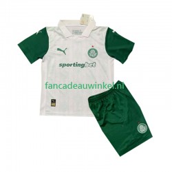 Palmeiras Wedstrijdshirt met Korting Uit Kind 2025 Korte Mouw