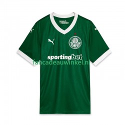 Palmeiras Wedstrijdshirt met Korting Thuis Heren 2025 Korte Mouw
