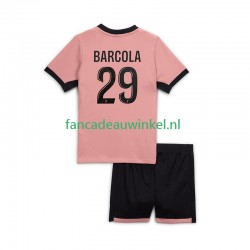 Paris Saint-Germain Wedstrijdshirt met Korting Bradley Barcola 29 3rd Kind 2024-25 Korte Mouw