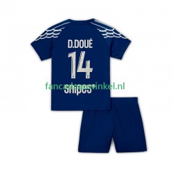 Paris Saint-Germain Wedstrijdshirt met Korting Desire Doue 14 Vierde Kind 2024-25 Korte Mouw