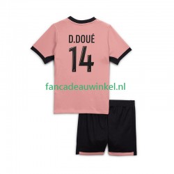 Paris Saint-Germain Wedstrijdshirt met Korting Desire Doue 14 3rd Kind 2024-25 Korte Mouw