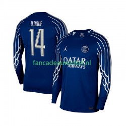 Paris Saint-Germain Wedstrijdshirt met Korting Desire Doue 14 Vierde Heren 2024-25 Lange Mouw
