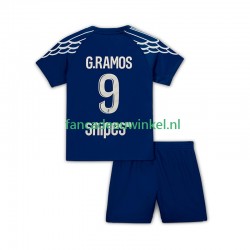 Paris Saint-Germain Wedstrijdshirt met Korting Goncalo Ramos 9 Vierde Kind 2024-25 Korte Mouw