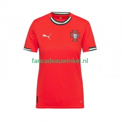 Portugal Wedstrijdshirt met Korting Thuis Dames 2025 Korte Mouw