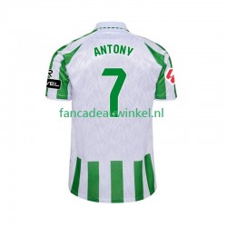 Real Betis Wedstrijdshirt met Korting ANTONY 7 Thuis Heren 2024-25 Korte Mouw