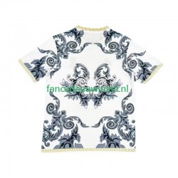 Real Madrid Wedstrijdshirt met Korting Versace Edition Thuis Wit Heren 2024-25 Korte Mouw