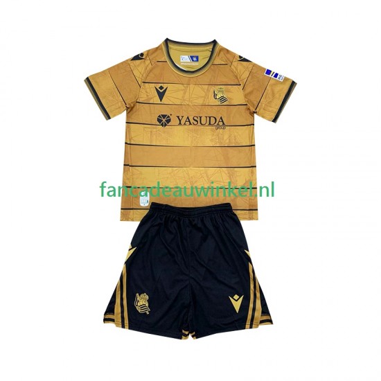Real Sociedad Wedstrijdshirt met Korting Uit Kind 2024-25 Korte Mouw