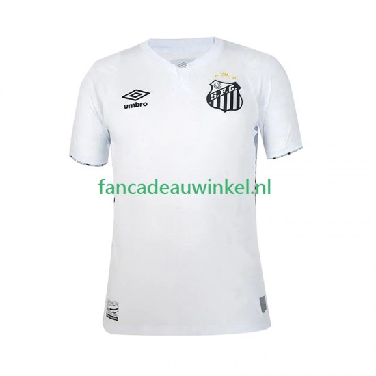 Wedstrijdshirt met Korting Santos Thuis Heren 2024-25 Korte Mouw