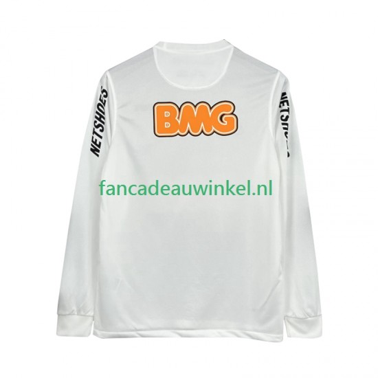 Wedstrijdshirt met Korting Santos 2012 Retro Thuis Heren 2011 Lange Mouw