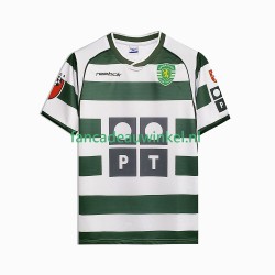 Sporting CP Wedstrijdshirt met Korting 2001 2003 Retro Thuis Heren Korte Mouw