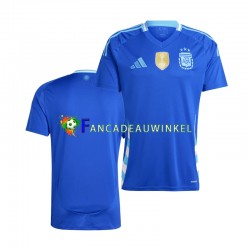 Argentinië Wedstrijdshirt met Korting Uit Heren Copa America 2024 Korte Mouw