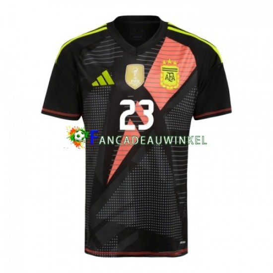 Argentinië Wedstrijdshirt met Korting Emiliano Martinez 23 Keepersshirt Thuis Heren Copa America 2024 Korte Mouw