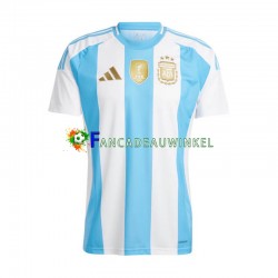 Argentinië Wedstrijdshirt met Korting Thuis Heren Copa America 2024 Korte Mouw