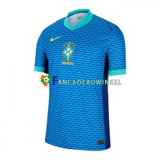 Brazilië Wedstrijdshirt met Korting Uit Heren Copa America 2024 Korte Mouw