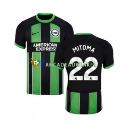 Brighton Hove Albion Wedstrijdshirt met Korting Mitoma 22 Uit Heren 2023-24 Korte Mouw