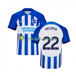 Brighton Hove Albion Wedstrijdshirt met Korting Mitoma 22 Thuis Heren 2023-24 Korte Mouw