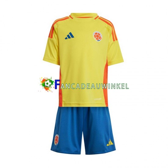 Colombia Wedstrijdshirt met Korting Thuis Kind Copa America 2024 Korte Mouw