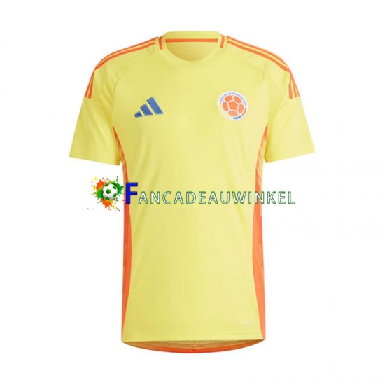 Colombia Wedstrijdshirt met Korting Thuis Heren Copa America 2024 Korte Mouw