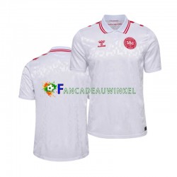 Denemarken Wedstrijdshirt met Korting Uit Heren EK 2024 Korte Mouw
