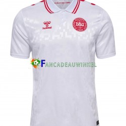 Denemarken Wedstrijdshirt met Korting Uit Heren EK 2024 Korte Mouw