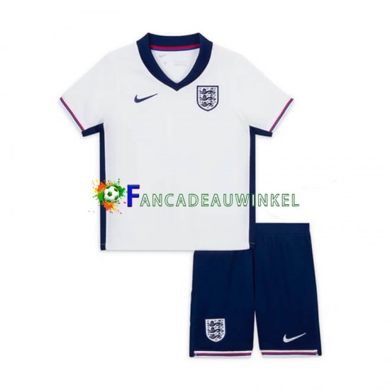 Engeland Wedstrijdshirt met Korting Thuis Kind EK 2024 Korte Mouw