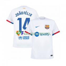 FC Barcelona Wedstrijdshirt met Korting Joao Felix 14 Uit Heren 2023-24 Korte Mouw