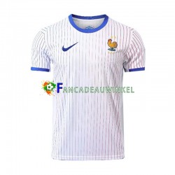 Frankrijk Wedstrijdshirt met Korting Uit Heren EK 2024 Korte Mouw