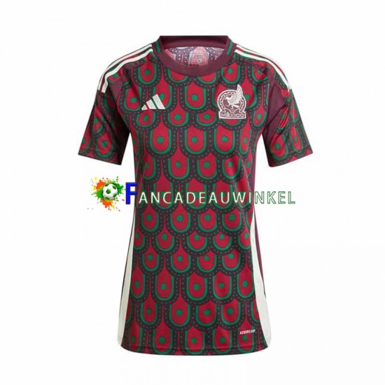 Mexico Wedstrijdshirt met Korting Thuis Dames Copa America 2024 Korte Mouw