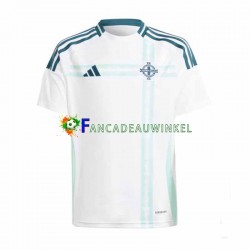 Noord-Ierland Wedstrijdshirt met Korting Uit Heren 2024 Korte Mouw