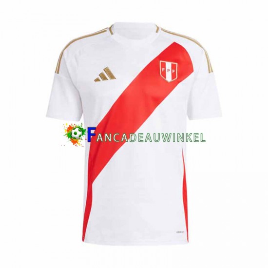 Peru Wedstrijdshirt met Korting Thuis Heren Copa America 2024 Korte Mouw