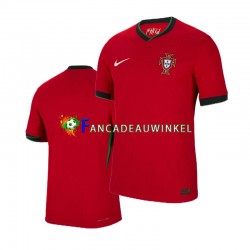 Portugal Wedstrijdshirt met Korting Thuis Heren EK 2024 Korte Mouw