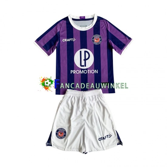 Toulouse FC Wedstrijdshirt met Korting Uit Kind 2023-24 Korte Mouw