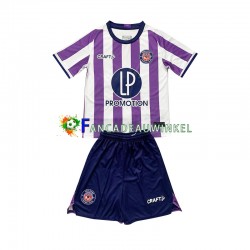 Toulouse FC Wedstrijdshirt met Korting Thuis Kind 2023-24 Korte Mouw