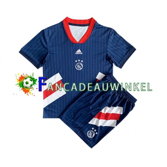 AFC Ajax Wedstrijdshirt met Korting Icon Retro Thuis Kind 2022-23 Korte Mouw