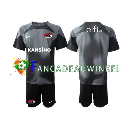 AZ Alkmaar Wedstrijdshirt met Korting Keepersshirt Uit Kind 2022-23 Korte Mouw