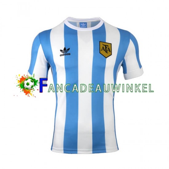 Argentinië Wedstrijdshirt met Korting 1978 Retro Thuis Heren Korte Mouw