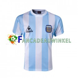 Argentinië Wedstrijdshirt met Korting 1986 Retro Thuis Heren Korte Mouw